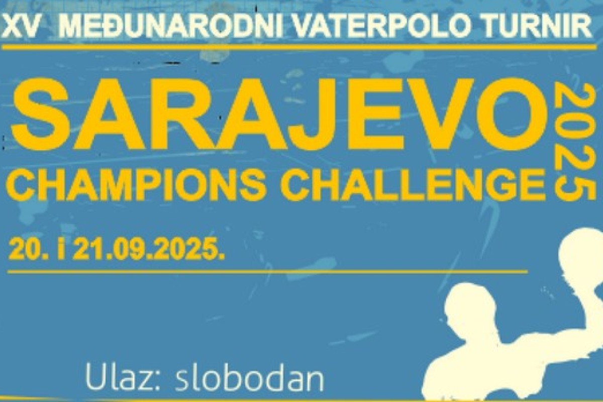 I ovog septembra smotra vaterpolista u Sarajevu