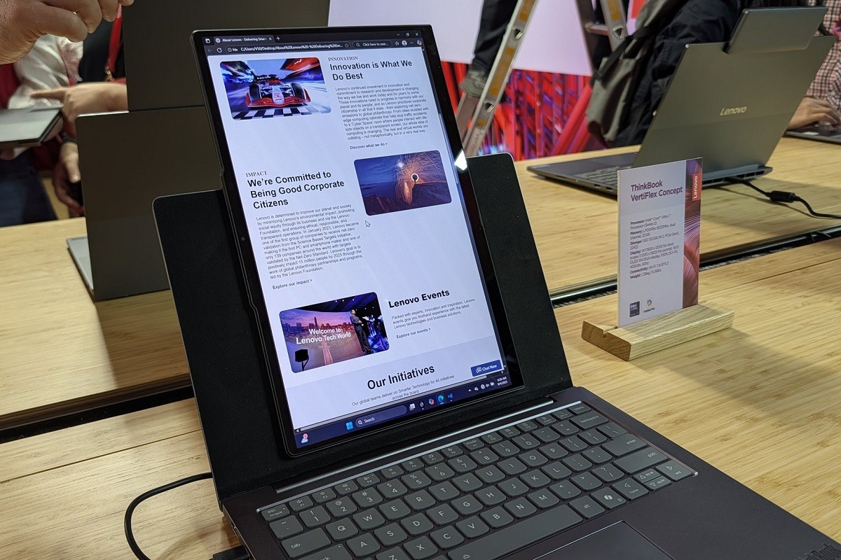 Lenovo prikazao laptop sa rotirajućim ekranom