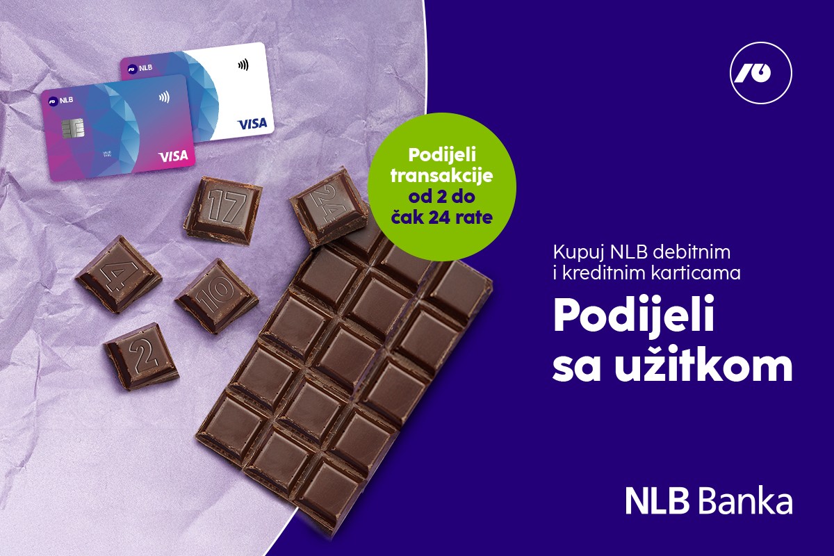 NLB bankarstvo još jednostavnije: Podijelite transakcije do čak 24 rate putem NLB mKlik aplikacije