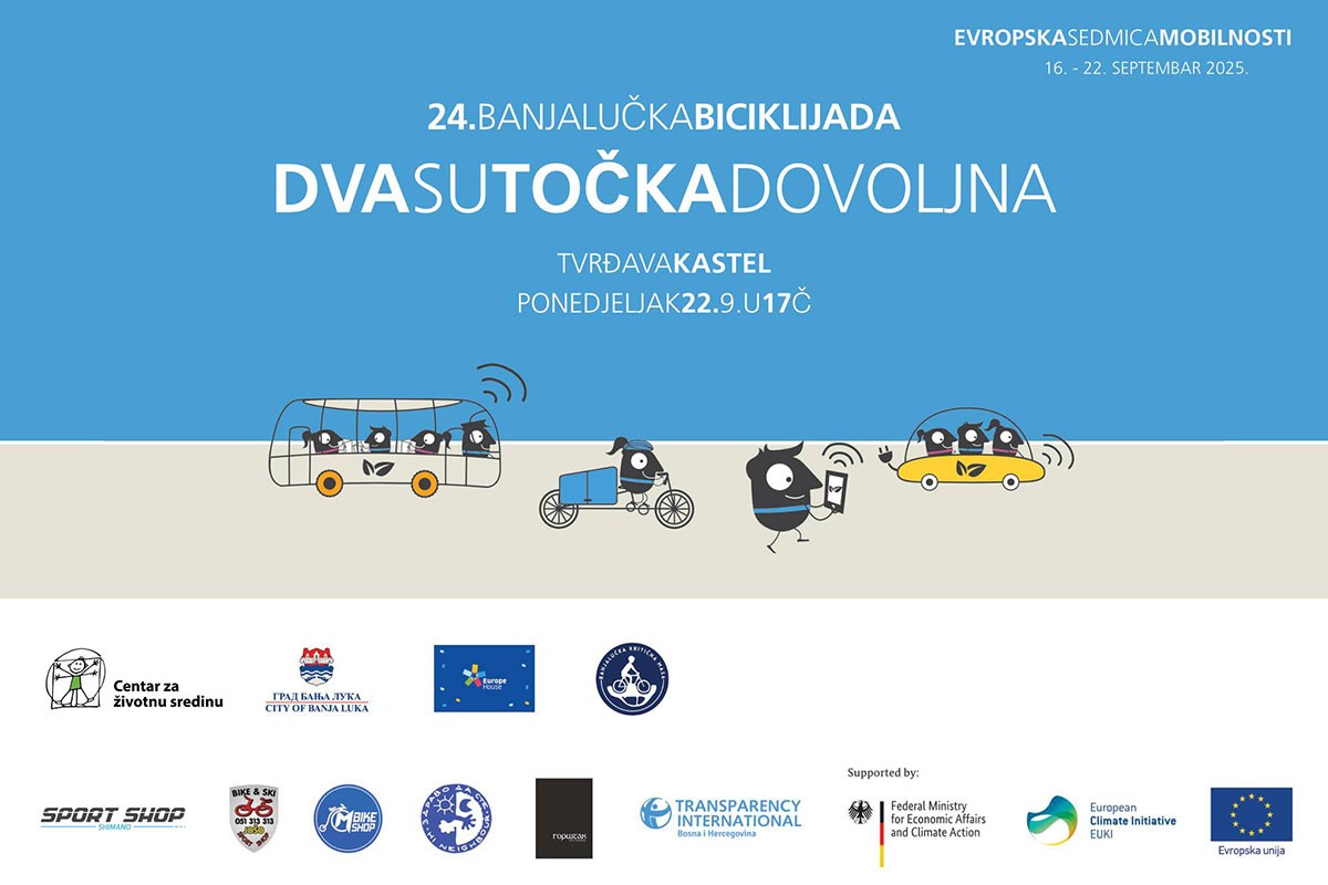 Velika Banjalučka biciklijada: "Dva su točka dovoljna"