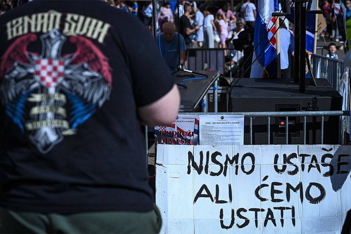 Protest u Zagrebu: "Nismo ustaše, ali ćemo ustati"