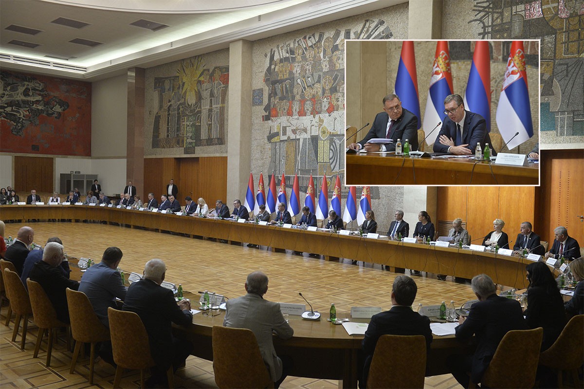 Sjednica Savjeta za saradnju RS i Srpske, obratili se Vučić i Dodik