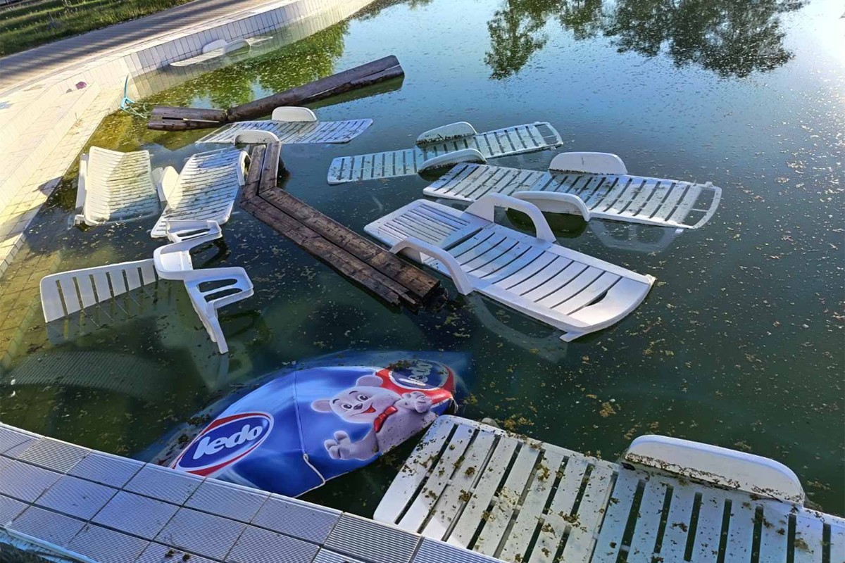 Vandalizam u Vodenom parku "Aquana" u Banjaluci (FOTO)