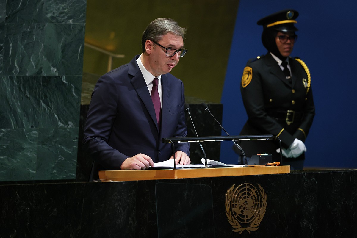 Vučić na Generalnoj skupštini UN: Branićemo svoju autonomiju