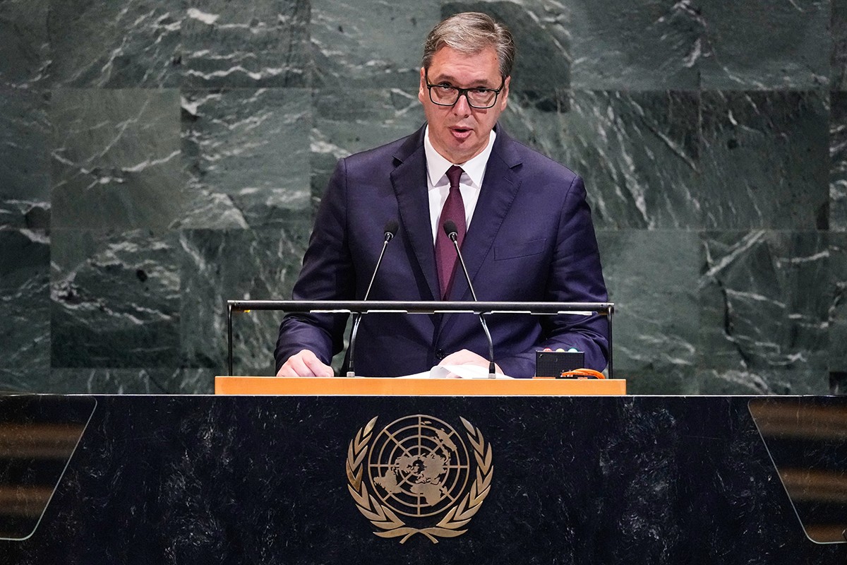 Vučić o BiH u UN: Neizabrani stranci se obračunavali sa legitimnim predstavnicima Srba