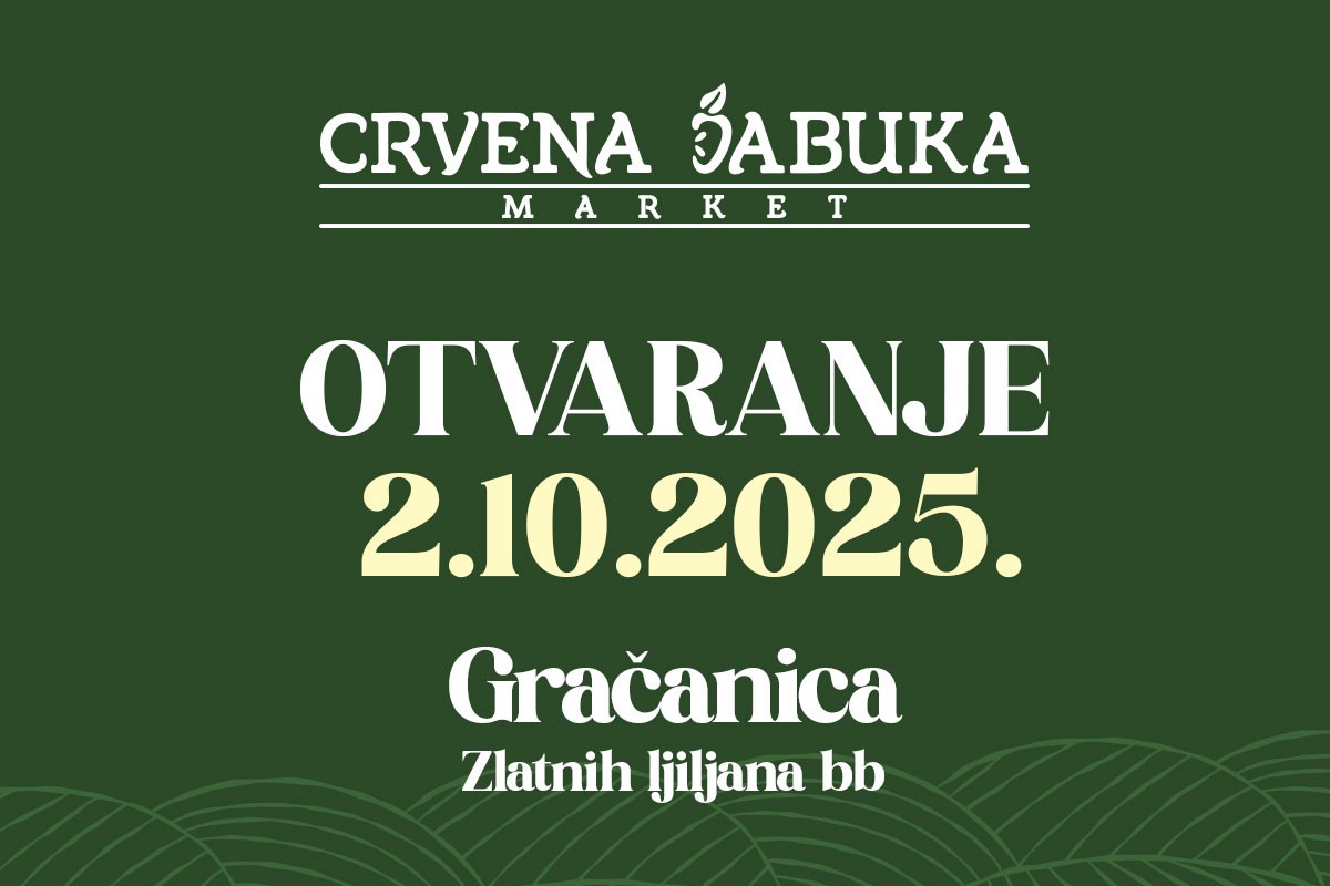 Crvena jabuka market uskoro u Gračanici