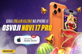Ažuriraj Mozzart aplikaciju i osvoji novi iPhone 17 Pro