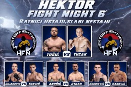 Borilački spektakl HFN 6: Tošić i Tucak garantuju spektakl