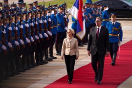 Vučić i Fon der Lajen počeli tet-a-tet sastanak