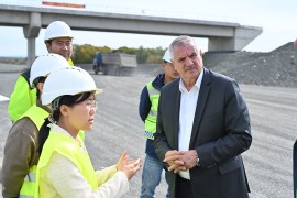 Višković i predstavnici kineske kompanije obišli radove na auto-putu