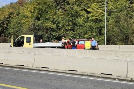 Sudar na brzoj cesti kod Banjaluke: Zabio se u vozilo putarske službe ...