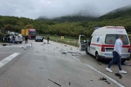 Sudar na putu Trebinje - Ljubinje, povrijeđeno pet osoba