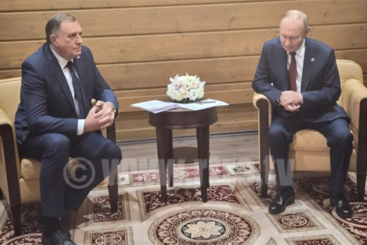 U Sočiju počeo sastanak Dodika i Putina