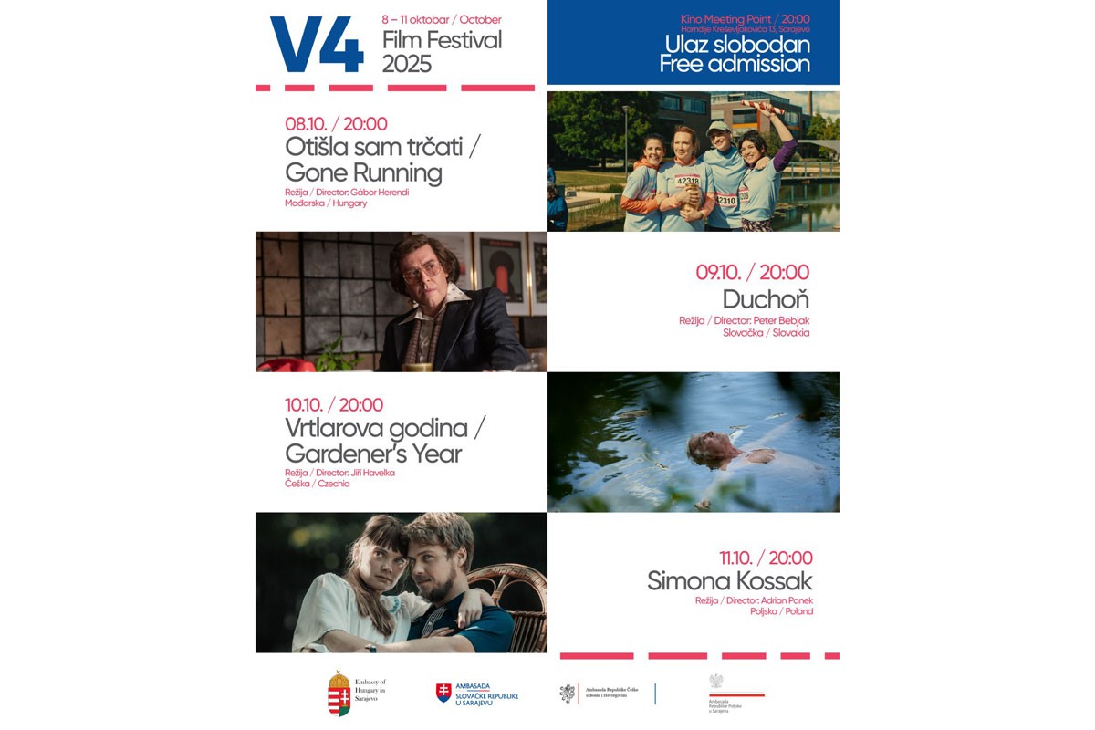 V4 film festival u Sarajevu od 8. do 11. oktobra, ulaz besplatan