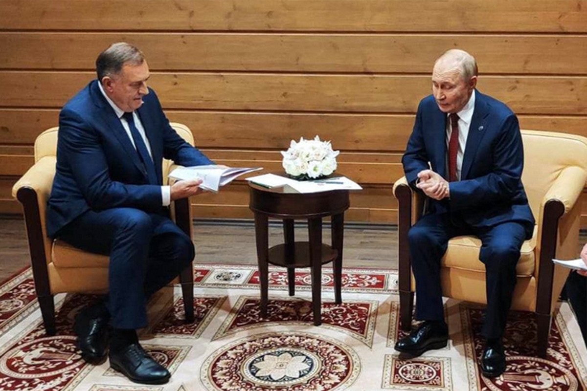Dodik: Zamolio sam Putina da u pregovorima sa Trampom ne zanemare Balkan