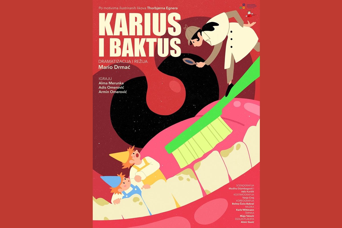 Premijera predstave za djecu "Karius i Baktus" u sarajevskom CKM-u
