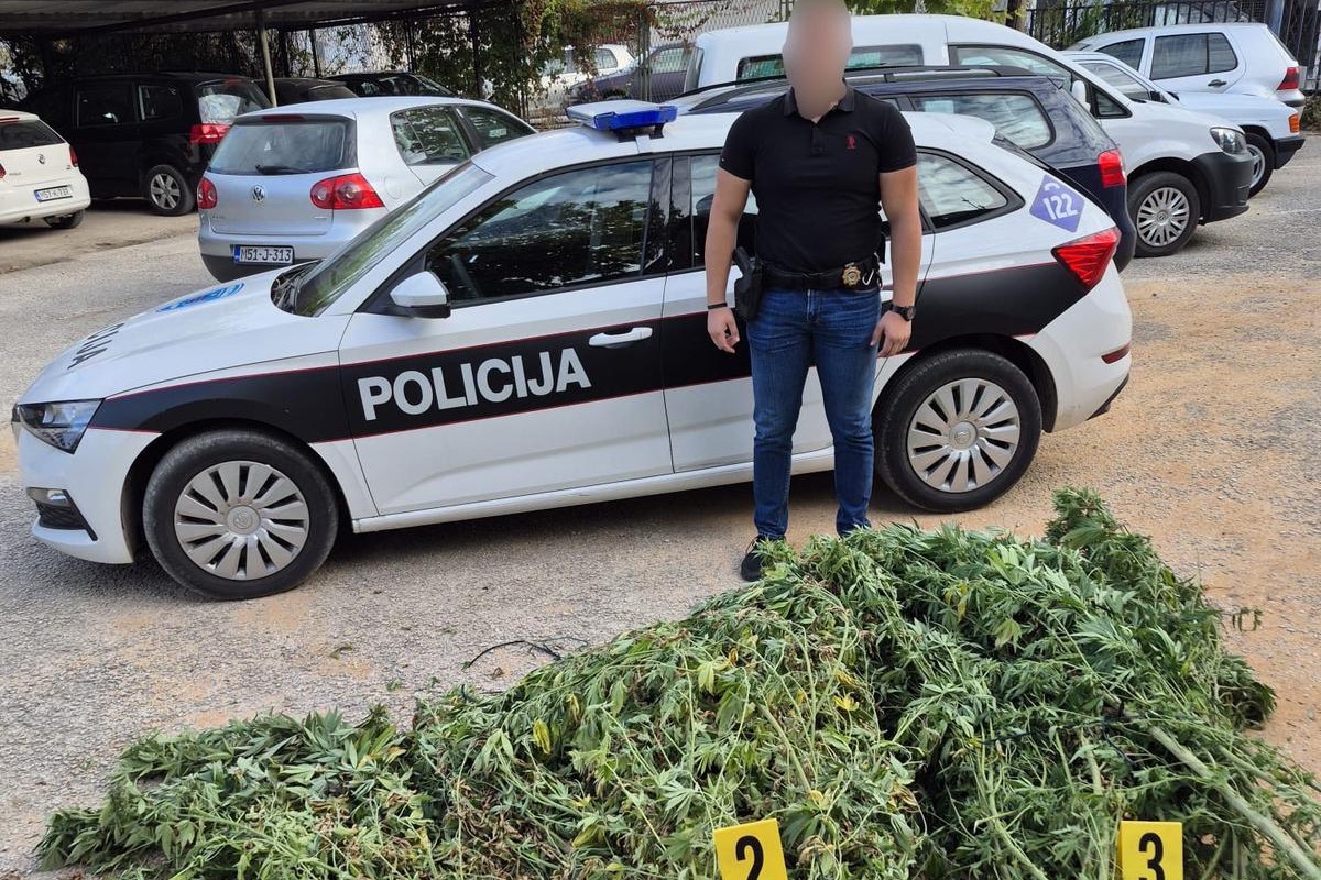 U plasteniku pronašli 50 kg droge