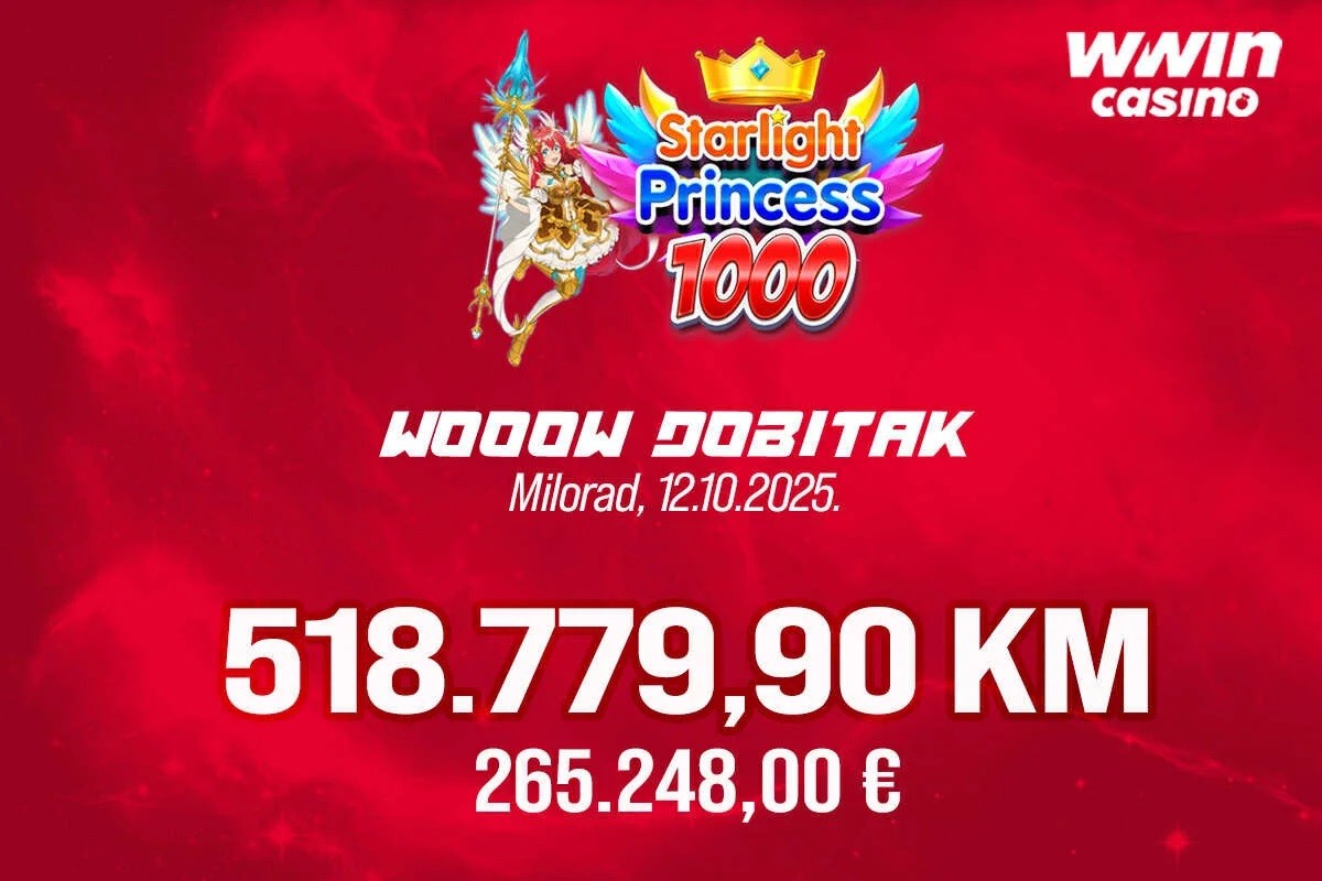 Milorad osvojio više od 500.000 KM na WWIN-u: Spin koji mijenja sve