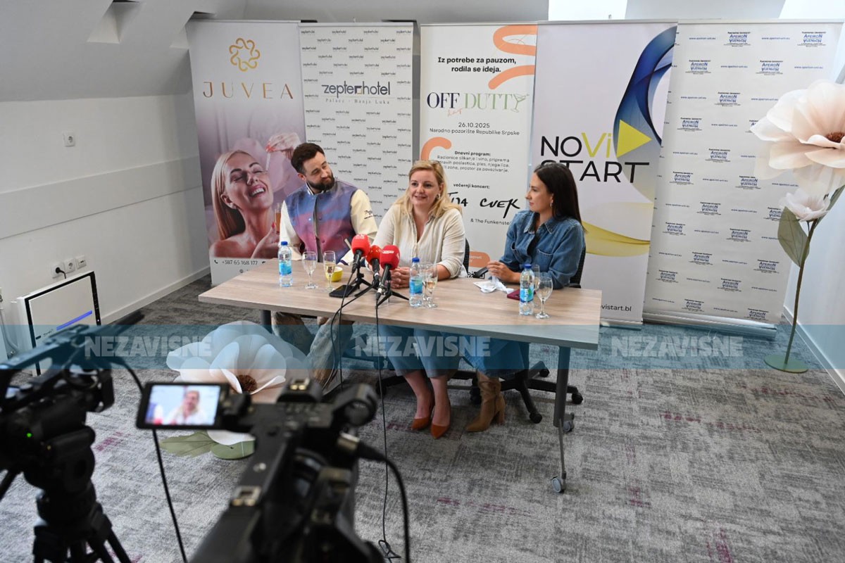 Prvi "OFF DUTY DAY" u Banjaluci: Matija Cvek u ime odmora i pauze od obaveza