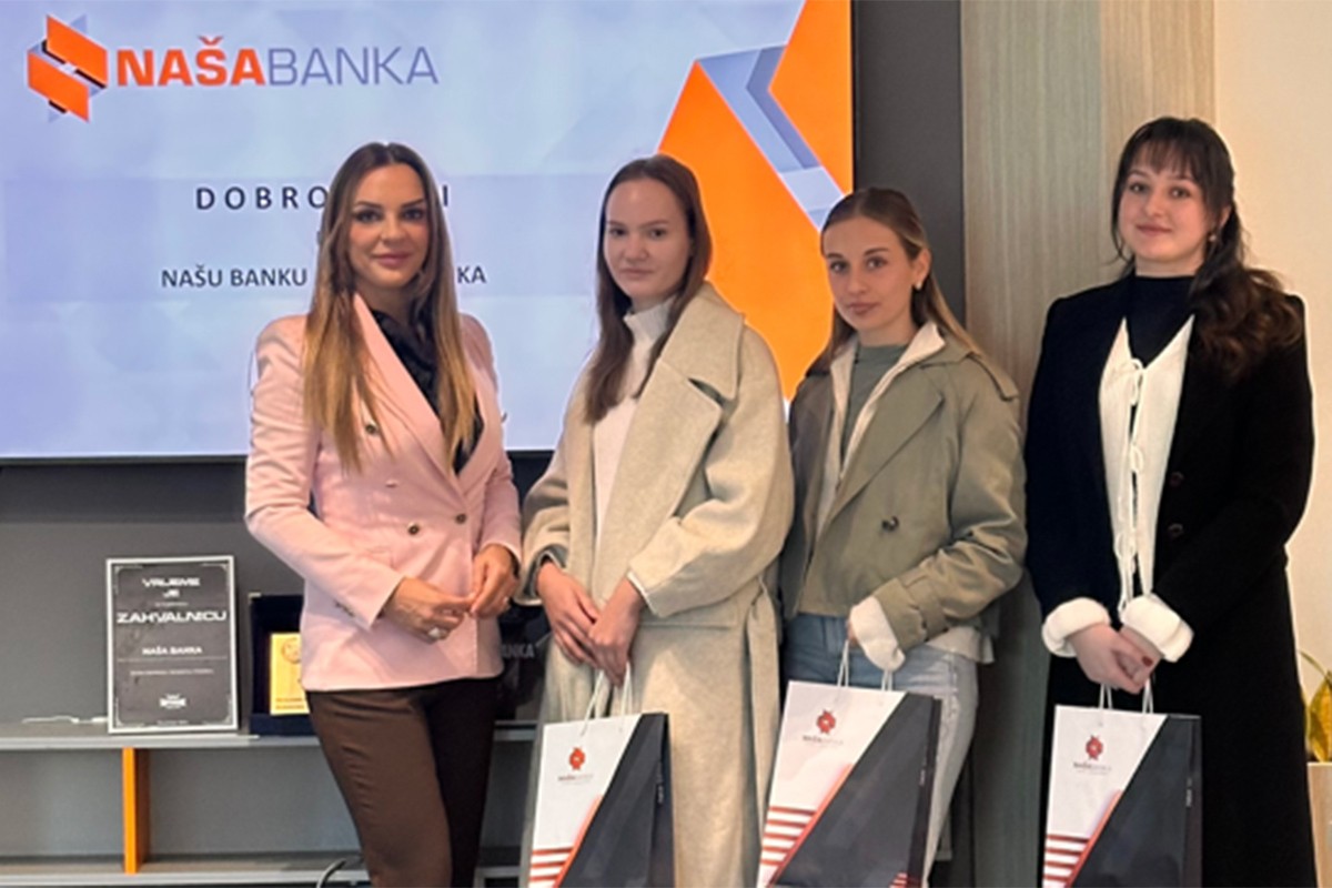 Naša Banka a.d. Banjaluka otvara vrata mladim ekonomistima kroz program prakse
