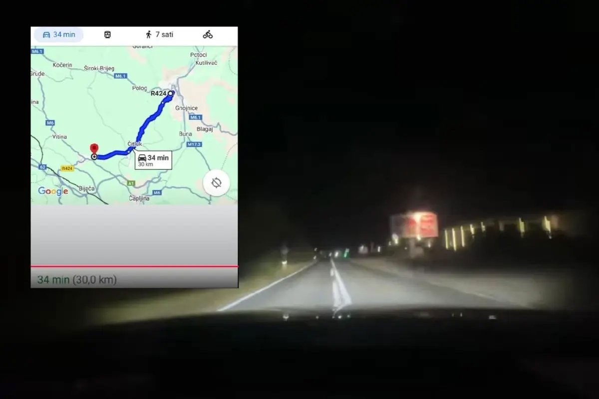 Identifikovane osobe koje su objavljivale snimke opasne vožnje kod Mostara