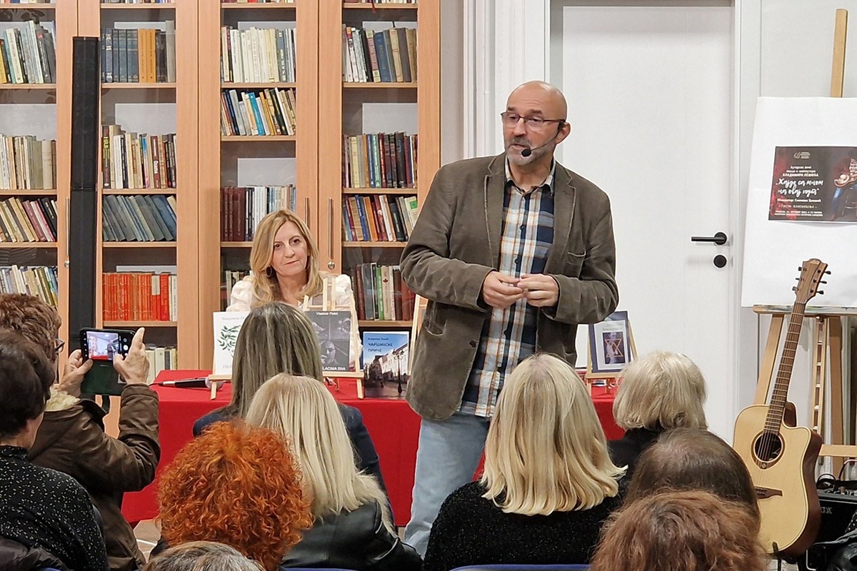 Književno-poetsko veče Vladimira Pešića: Moja poezija je odraz onoga što živimo