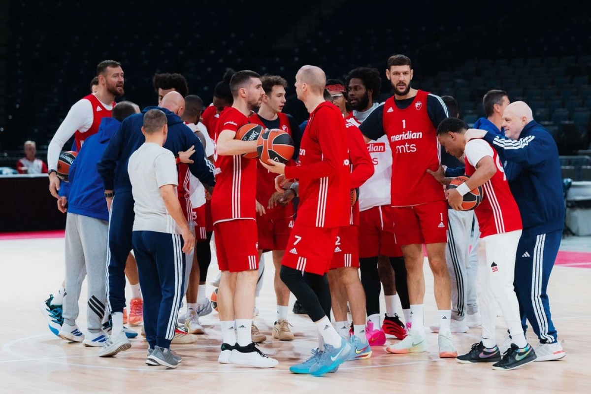Košarkaši Crvene zvezde maksimalno oprezni pred Baskoniju
