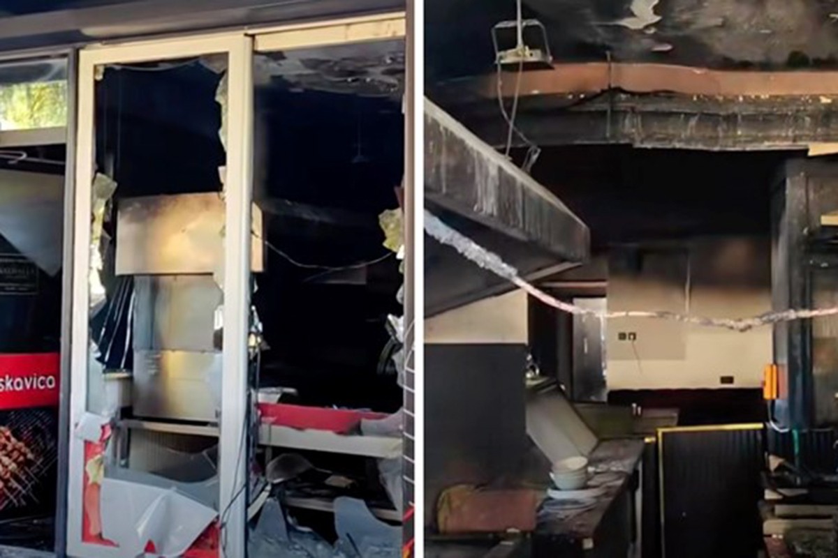Odmazda u Podgorici nakon napada: Demoliran turski restoran, zapaljen auto (VIDEO)