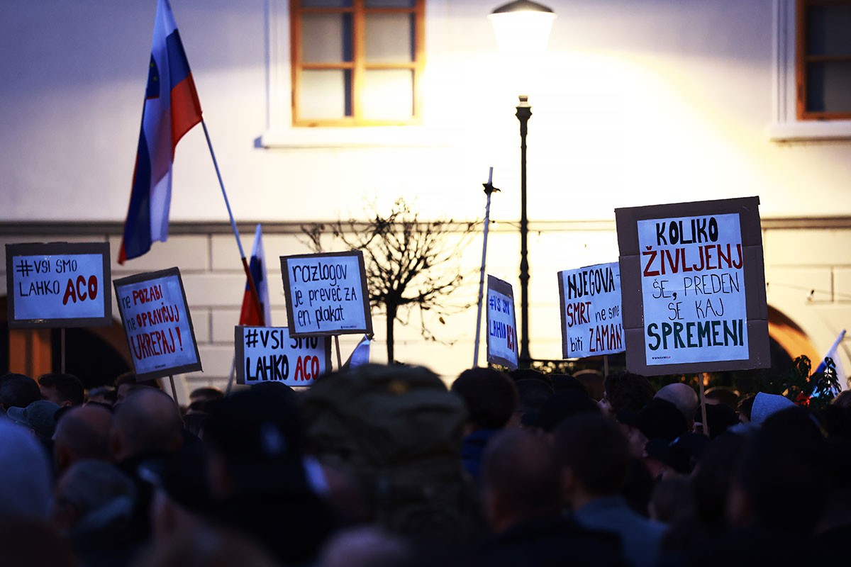 Hiljade Slovenaca na protestu nakon ubistva ugostitelja: "Novo Mesto nikada više neće biti isto"