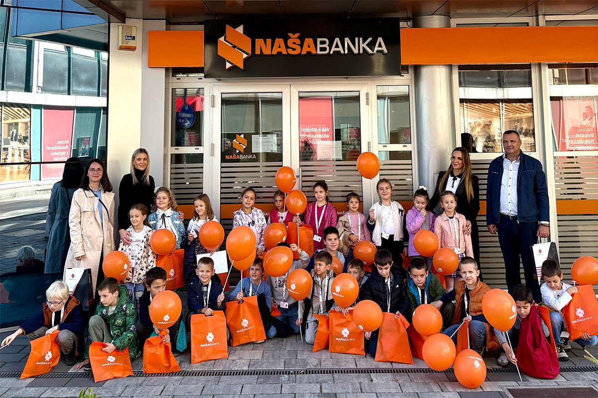 Naša Banka a.d. Banjaluka u društvu mališana obilježila Svjetski dan štednje