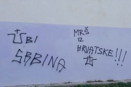 Novi napad na Srbe u Splitu: Osvanuli grafiti "Ubij Srbina" i "Mrš iz ...