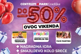 Centrum Gradiška slavi 4. rođendan: Popusti do 50%, nagrade i zabava ...