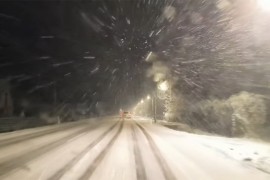 Snijeg širom Srbije, policija izdala upozorenje (VIDEO)