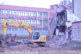 Obrušio se zid kuće pored gradilišta u Beogradu
