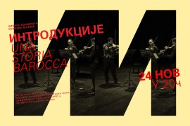 Koncert kamerne muzike "Una storia barocca" na sceni NP RS