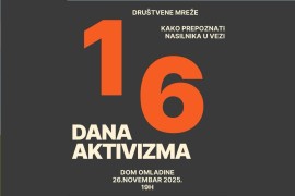 Banjaluka: Interaktivno predavanje o nasilju u Domu omladine