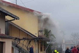 Gorjela kuća u Banjaluci