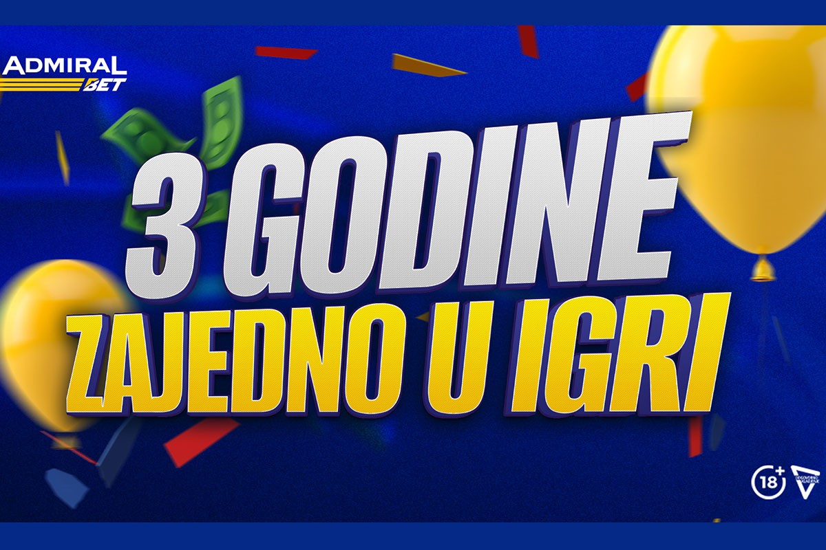 AdmiralBet obilježio treći rođendan: Pokloni, promocije i zajednička igra "za život"