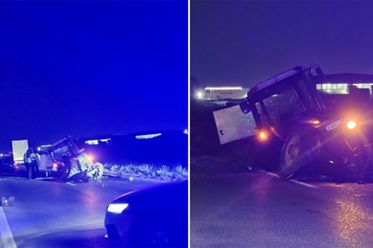 Jeziv sudar kod Bijeljine: Traktor prepolovljen