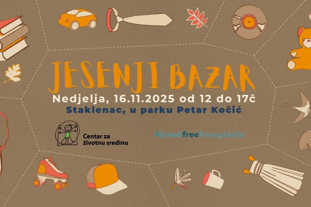 Peti "Jesenji bazar" u muzičkom paviljonu "Staklenac" u Banjaluci