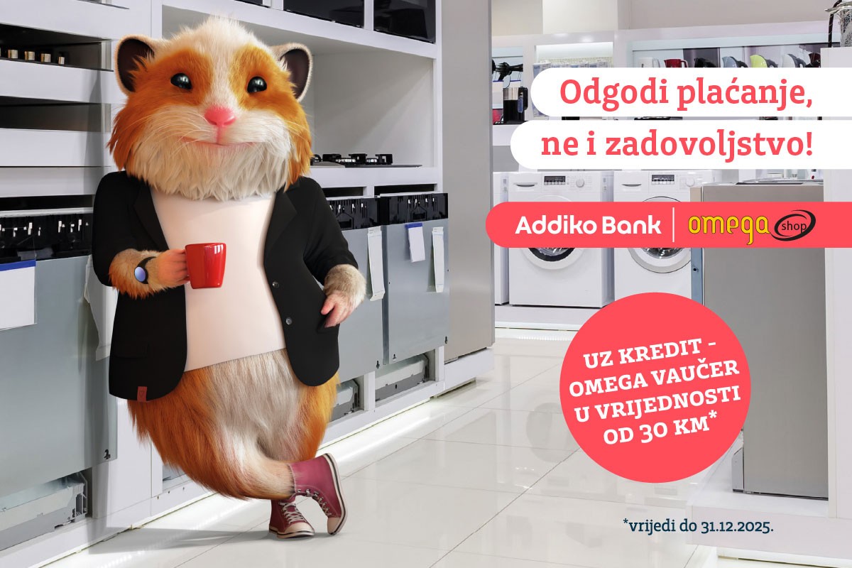 Addiko mijenja način kupovine: U Omega shop-u kupite odmah, a plaćajte kasnije