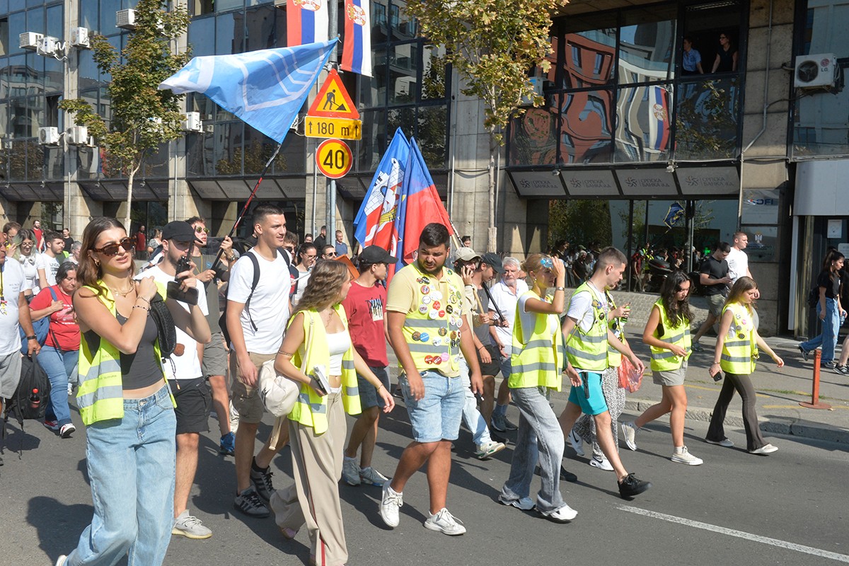 Studenti u blokadi objavili plan šetnje povodom godišnjice napada na studente (FOTO)