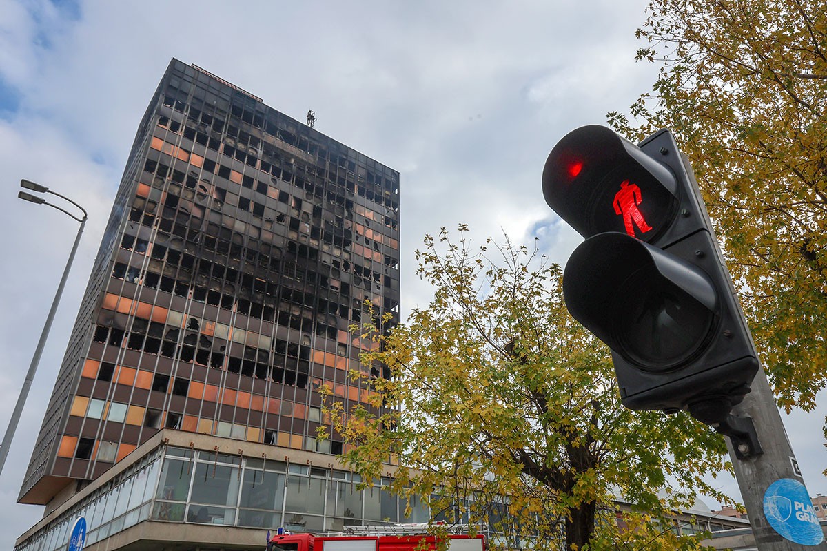 Hapšenje zbog požara u zgradi Vjesnika u Zagrebu, oglasila se policija