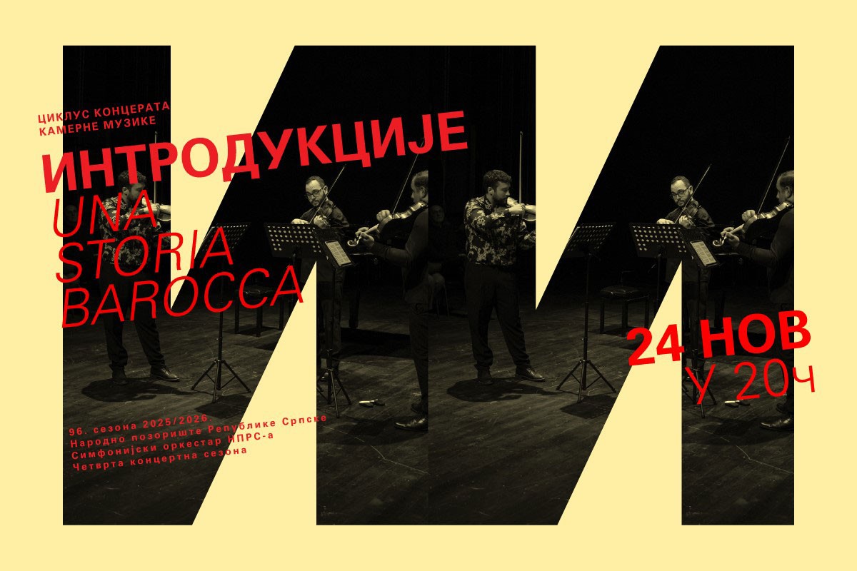 Koncert kamerne muzike "Una storia barocca" na sceni NP RS