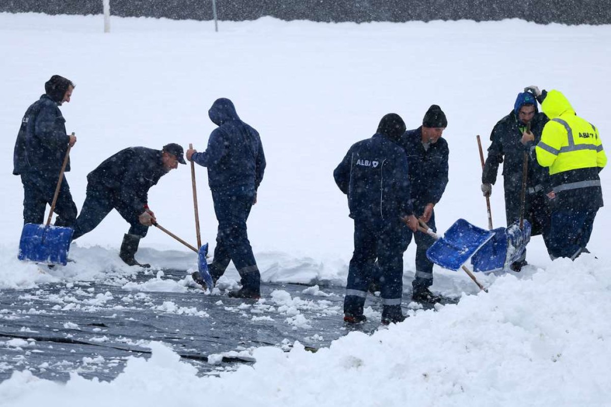 Odgođena utakmica Željezničar - Sloga zbog snijega