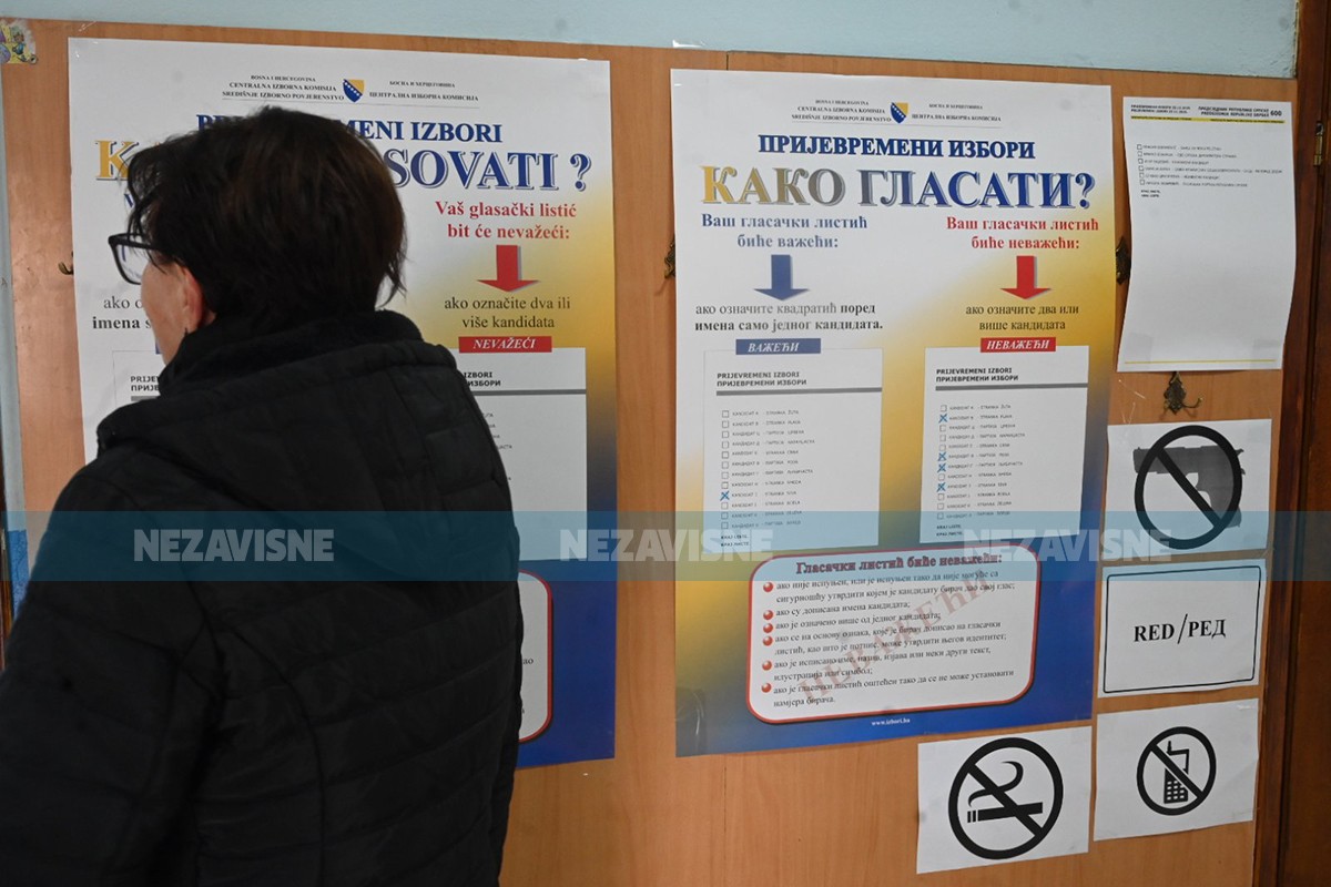U Banjaluci do 11 časova glasalo mnogo manje građana nego 2022.