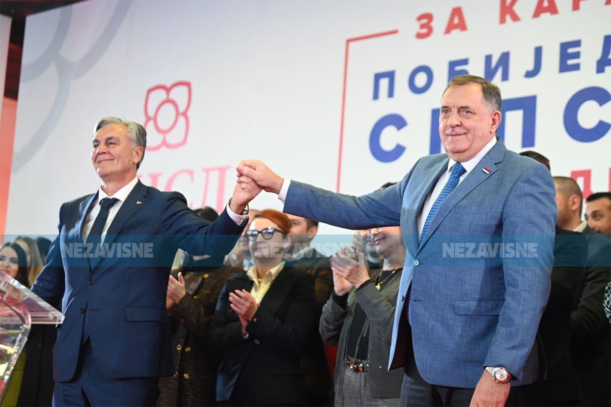 Izborna noć: Dodik proglasio pobjedu Karana (VIDEO, FOTO)