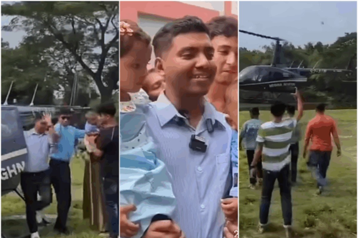 Nepalac nakon rada na Balkanu kući stigao helikopterom, dočekalo ga cijelo selo (VIDEO)