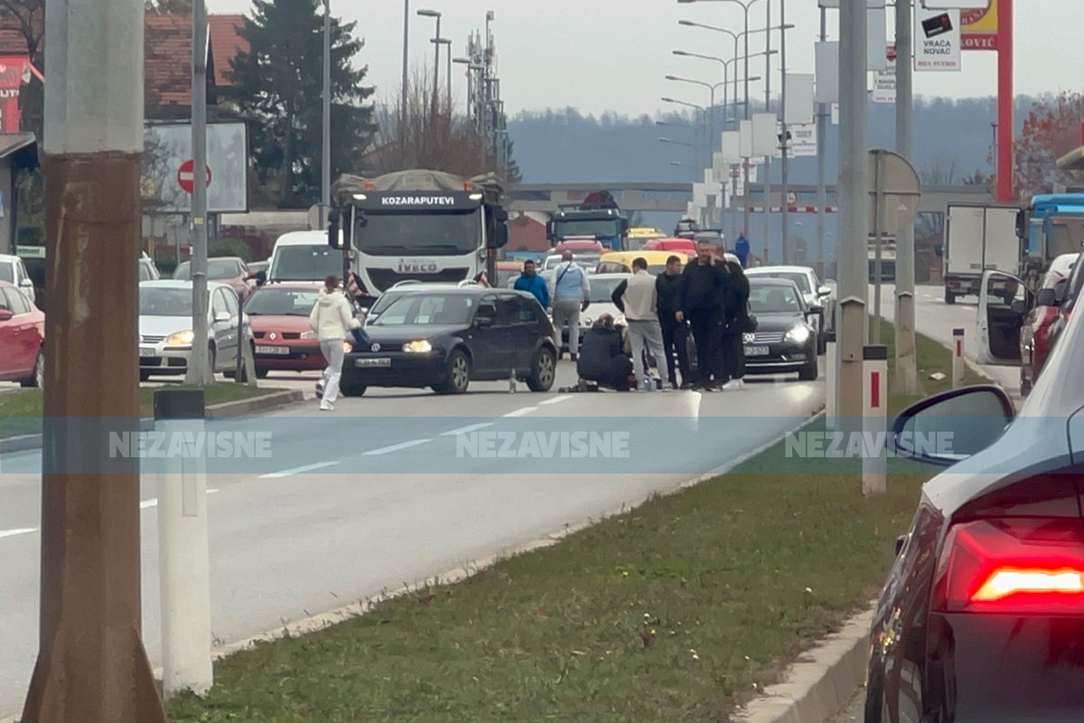 Oglasila se policija o saobraćajnoj nezgodi na zapadnom tranzitu