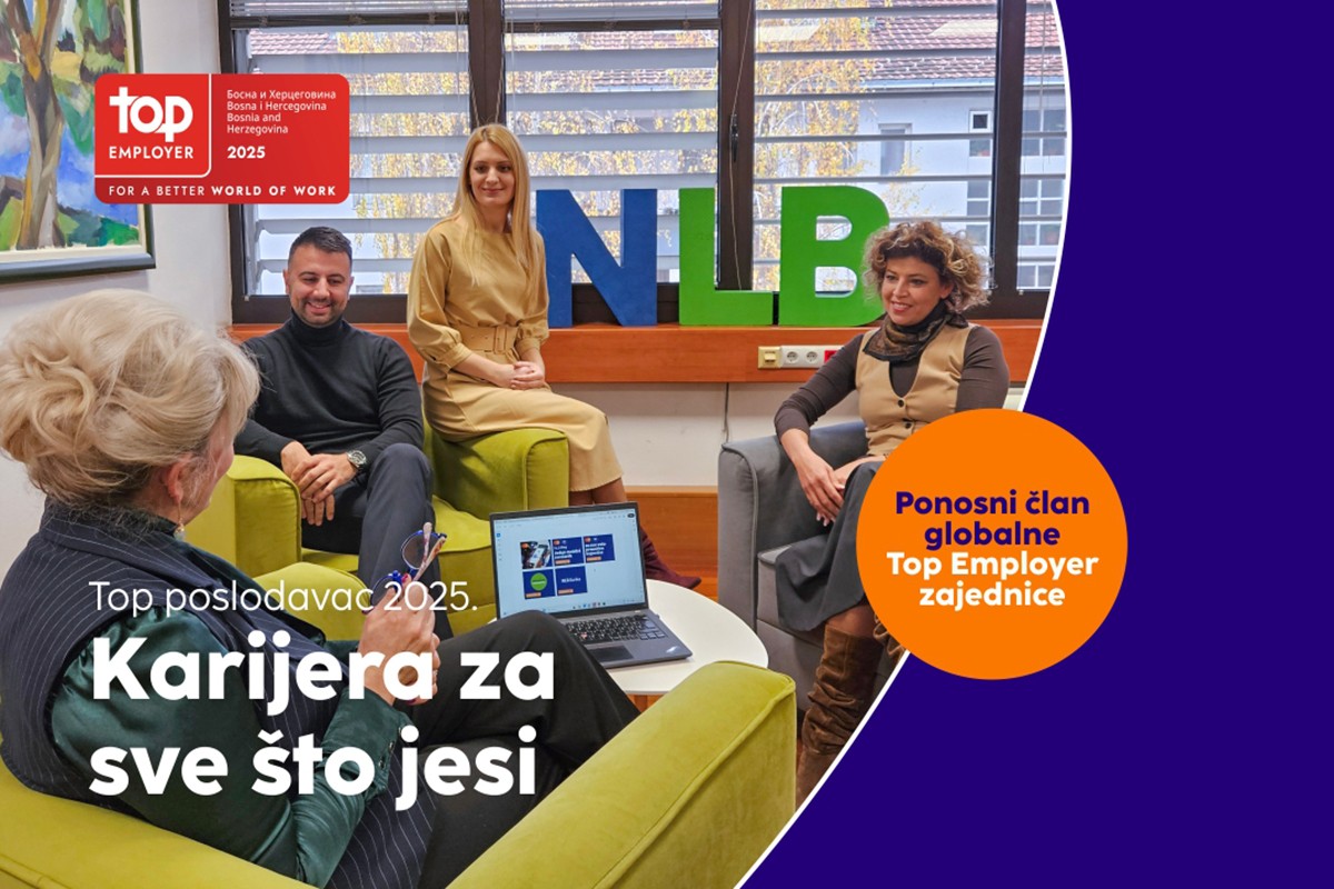 NLB Banka dobila prestižni sertifikat TOP Employer za 2025. godinu